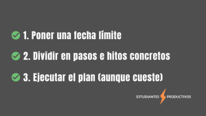 Pasos para que tu hijo logre sus objetivos de estudio