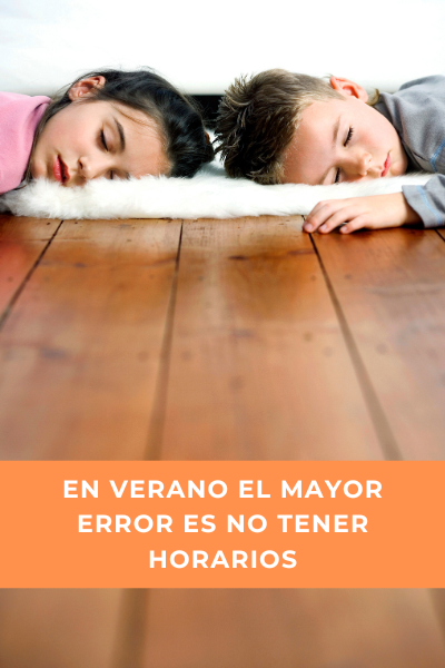 habitos hijo verano estudiantes productivos notas rutinas descansar horarios errores